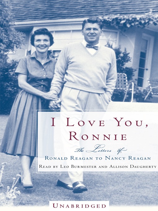 Title details for I Love You, Ronnie by Nancy Reagan - Available